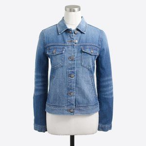 J.Crew Stretch Denim Jean Jacket in Monaco Wash L